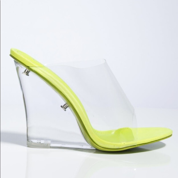 Lime clear wedge - Picture 4 of 4
